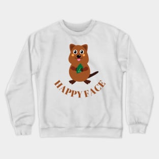 Quokka Design Crewneck Sweatshirt